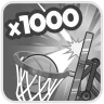 Make 1000 bank shots