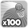 Make 100 long shots