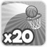 Make 20 long shots