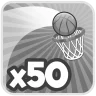 Make 50 long shots