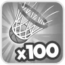 Make 100 successful shots