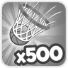Make 500 successful shots