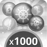 Gabungkan 5 bola 1000 kali