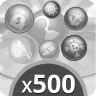 Gabungkan 7 bola 500 kali