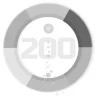 Bounce 200 times on the orange