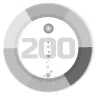 Bounce 200 times on the purple