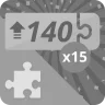 Done 15 puzzles of 140 pieces