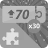 Done 30 puzzles of 70 pieces