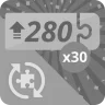 Done 30 puzzles of 280 rotating pieces