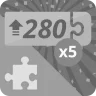 Done 5 puzzles of 280 pieces