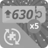 Done 5 puzzles of 630 rotating pieces