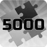 Connect 5000 puzzle pieces