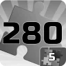 Done 5 puzzles of 280 pieces
