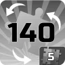 Done 5 puzzles of 140 rotating pieces