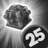 Collect 25 mystic crates