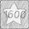 Collect 1600 stars