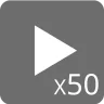 Play 50 times on hard