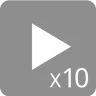 Play 10 times on medium