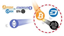 BITCOIN vs ETHEREUM DASH IOTA