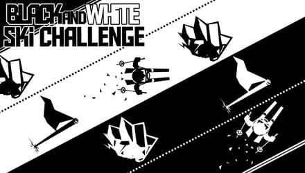 Black & White Ski Challenge Gameplay Video