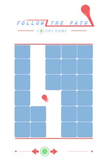 Follow the path : Colors Game