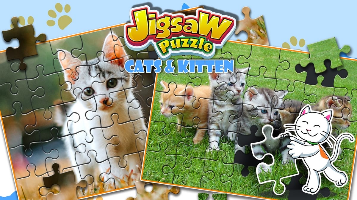 Jigsaw Puzzle Cats & Kitten Trailer