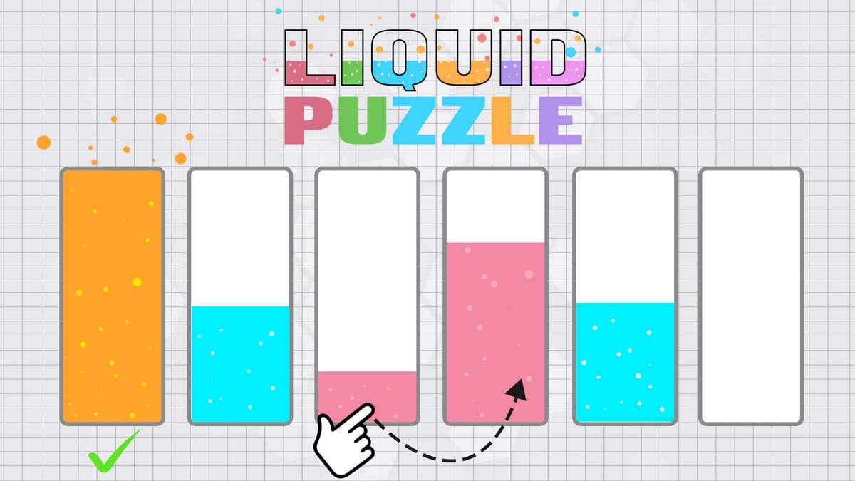 Liquid puzzle : sort the color Trailer