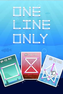 One line only : dot to dot