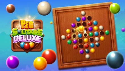 Play Peg Solitaire Deluxe Free Online