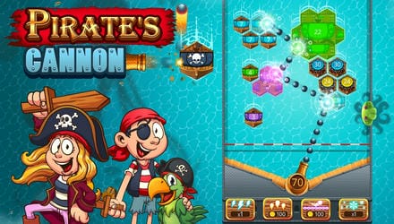 Pirate's cannon: a mega battle Gameplay Video