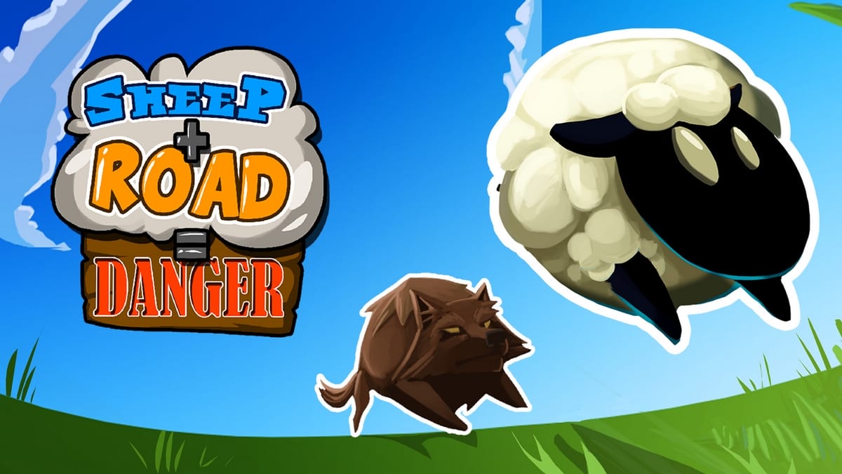 Sheep + road = Danger Trailer