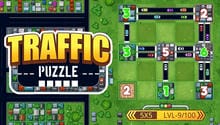 Traffic puzzle game Linky