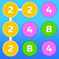 2-4-8 : link identical numbers